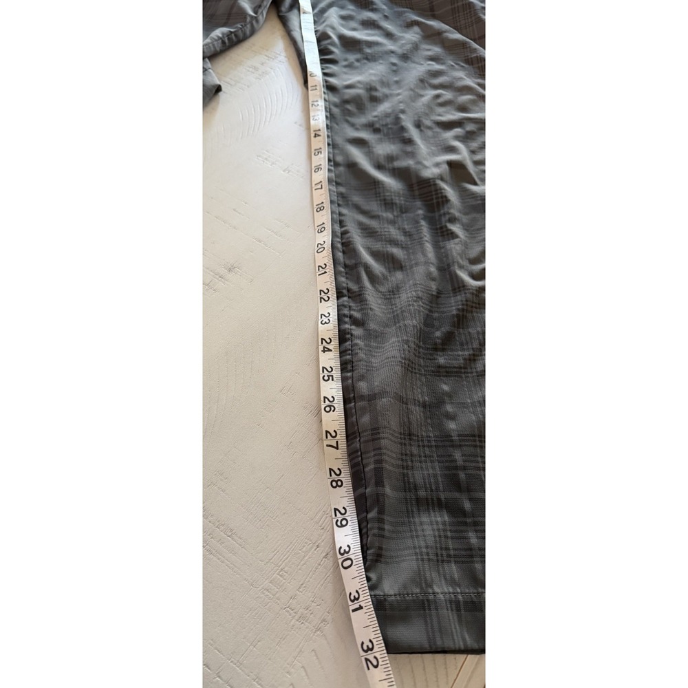 Nike Golf Women's Dri-FIT Plaid Pants Size 10 Grey Black Modern Rise - Picture 9 of 9
